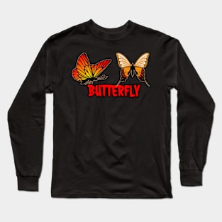 Butterflttext2kupu Long Sleeve T-Shirt